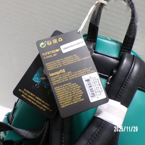 New Loungefly Pop My Hero Academia Deku Backpack Infinity Glow Cosplay # 4025 main image 4